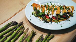 a plate of food